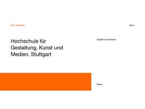 Merz Akademie's official website homepage screenshot