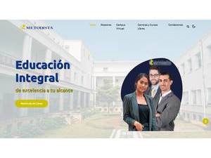 Methodist University of Costa Rica's official website homepage screenshot