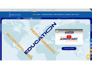 Miriam College's official website homepage screenshot