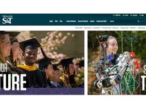 Missouri University of Science and Technology's official website homepage screenshot
