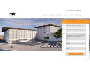 MIT University's official website homepage screenshot