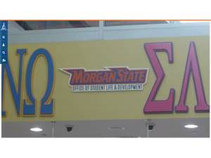 Morgan State University's official website homepage screenshot