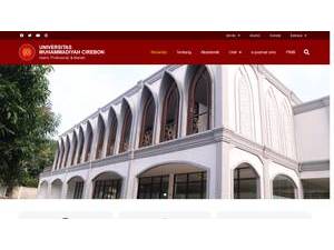 Muhammadiyah University of Cirebon's official website homepage screenshot