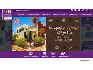 Mundial University's official website homepage screenshot