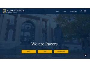 Murray State University's official website homepage screenshot