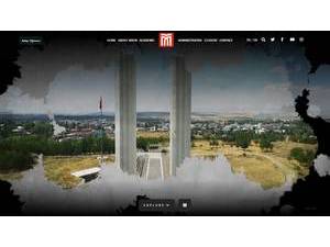 Muş Alparslan Üniversitesi's official website homepage screenshot