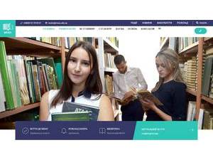 Mykolayiv National Agrarian University's official website homepage screenshot