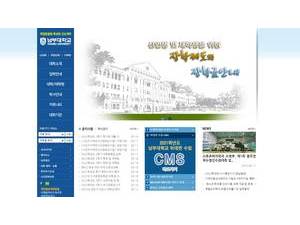 Nambu University's official website homepage screenshot