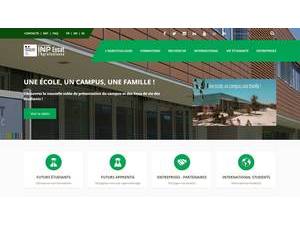 National Graduate School of Agronomy, Toulouse's official website homepage screenshot
