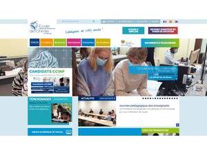National Graduate School of Chemistry, Rennes's official website homepage screenshot