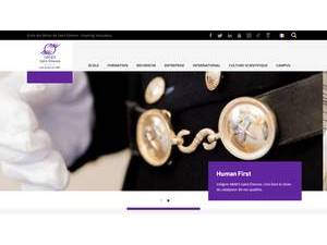 National Graduate School of Engineering, St-Etienne's official website homepage screenshot