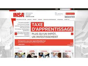 National Institute of Applied Sciences Centre Val de Loire's official website homepage screenshot