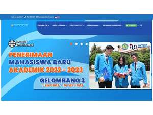 National Institute of Technology Malang's official website homepage screenshot
