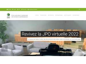 National School of Agricultural Sciences of Bordeaux-Aquitaine's official website homepage screenshot