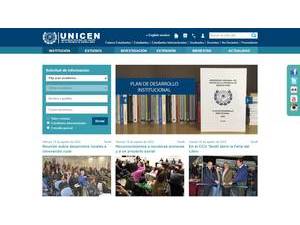 National University of Central Buenos Aires Province's official website homepage screenshot