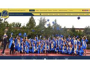 National University of Physical Education and Sport's official website homepage screenshot
