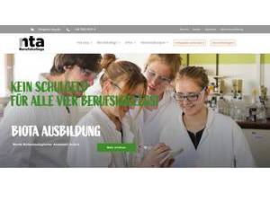 Natural Science and Technical Academy's official website homepage screenshot