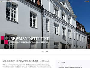 Newmaninstitutet's official website homepage screenshot