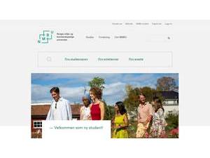 Norges miljø- og biovitenskapelige universitet's official website homepage screenshot