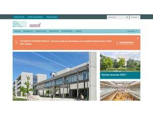 Normal Superior School of Paris-Saclay's official website homepage screenshot