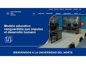 Northern University A.C.'s official website homepage screenshot