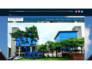 Northern University of Bangladesh's official website homepage screenshot