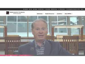 Northwest Florida State College's official website homepage screenshot