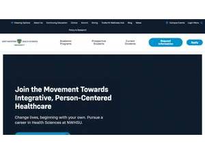 Northwestern Health Sciences University's official website homepage screenshot