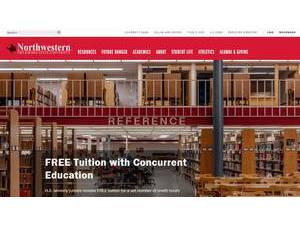 Northwestern Oklahoma State University's official website homepage screenshot