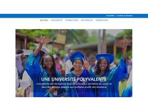 Official University of Mbujimayi's official website homepage screenshot