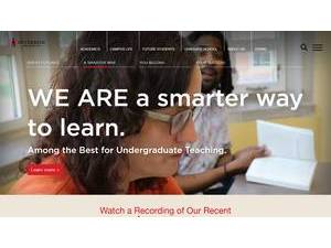 Otterbein University's official website homepage screenshot