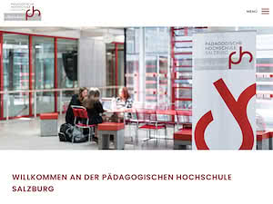 Pädagogische Hochschule Salzburg Stefan Zweig's official website homepage screenshot