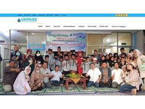 Pandanaran University's official website homepage screenshot