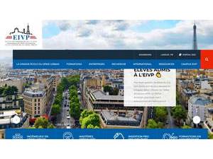 Paris School of Engineering's official website homepage screenshot