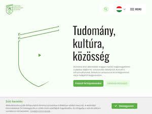 Partium Christian University's official website homepage screenshot