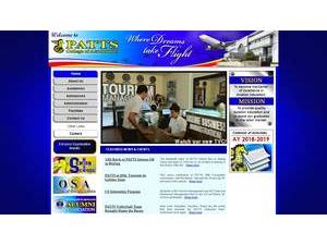 PATTS College of Aeronautics's official website homepage screenshot