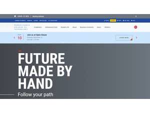 Pennsylvania College of Technology's official website homepage screenshot