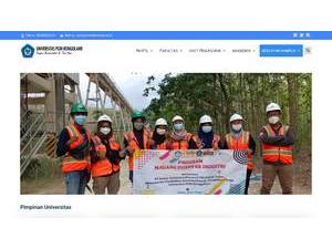 PGRI University of Ronggolawe's official website homepage screenshot