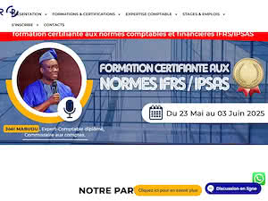 PIGIER Benin's official website homepage screenshot