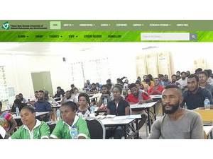 PNG University of Natural Resources and Environment's official website homepage screenshot