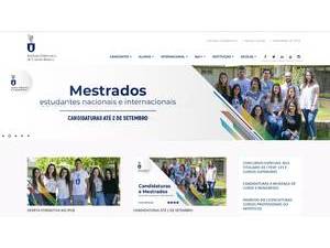 Polytechnic Institute of Castelo Branco's official website homepage screenshot