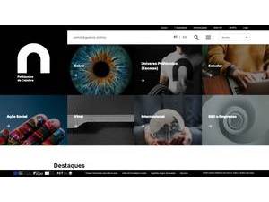 Polytechnic Institute of Coimbra's official website homepage screenshot