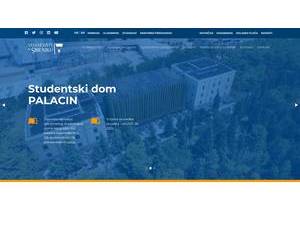 Polytechnic of Šibenik's official website homepage screenshot