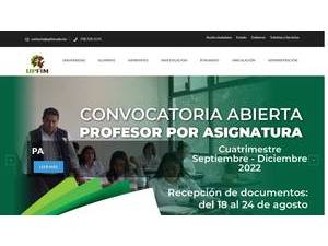 Polytechnic University of Francisco I. timber's official website homepage screenshot