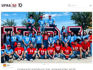 Polytechnic University of Ramos Arizpe's official website homepage screenshot