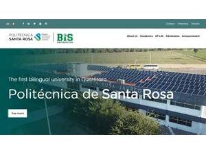 Polytechnic University of Santa Rosa Jáuregui's official website homepage screenshot
