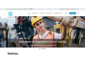 Portucalense University Infante D. Henrique's official website homepage screenshot