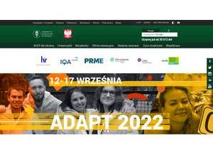Poznań University of Economics and Business's official website homepage screenshot