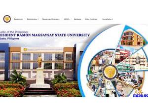 President Ramon Magsaysay State University's official website homepage screenshot