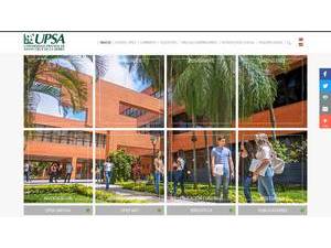 Private University of Santa Cruz de la Sierra's official website homepage screenshot